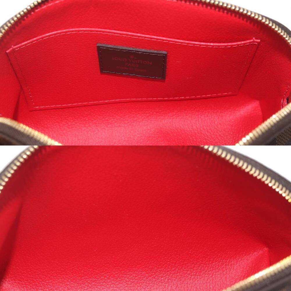 LOUIS VUITTON Authentic Brown Damier Pochette Pouch - Picture 7 of 9